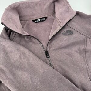 The North Face Womens Fleece Jacket Purple‎ Full Zip M Medium